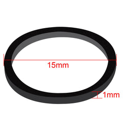 Elásticos Hicarer mini negro, ideal para trenzas rápidas y estilos durante el día.