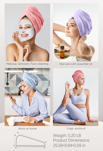 Hicober: toalla apta para todo tipo de cabello.