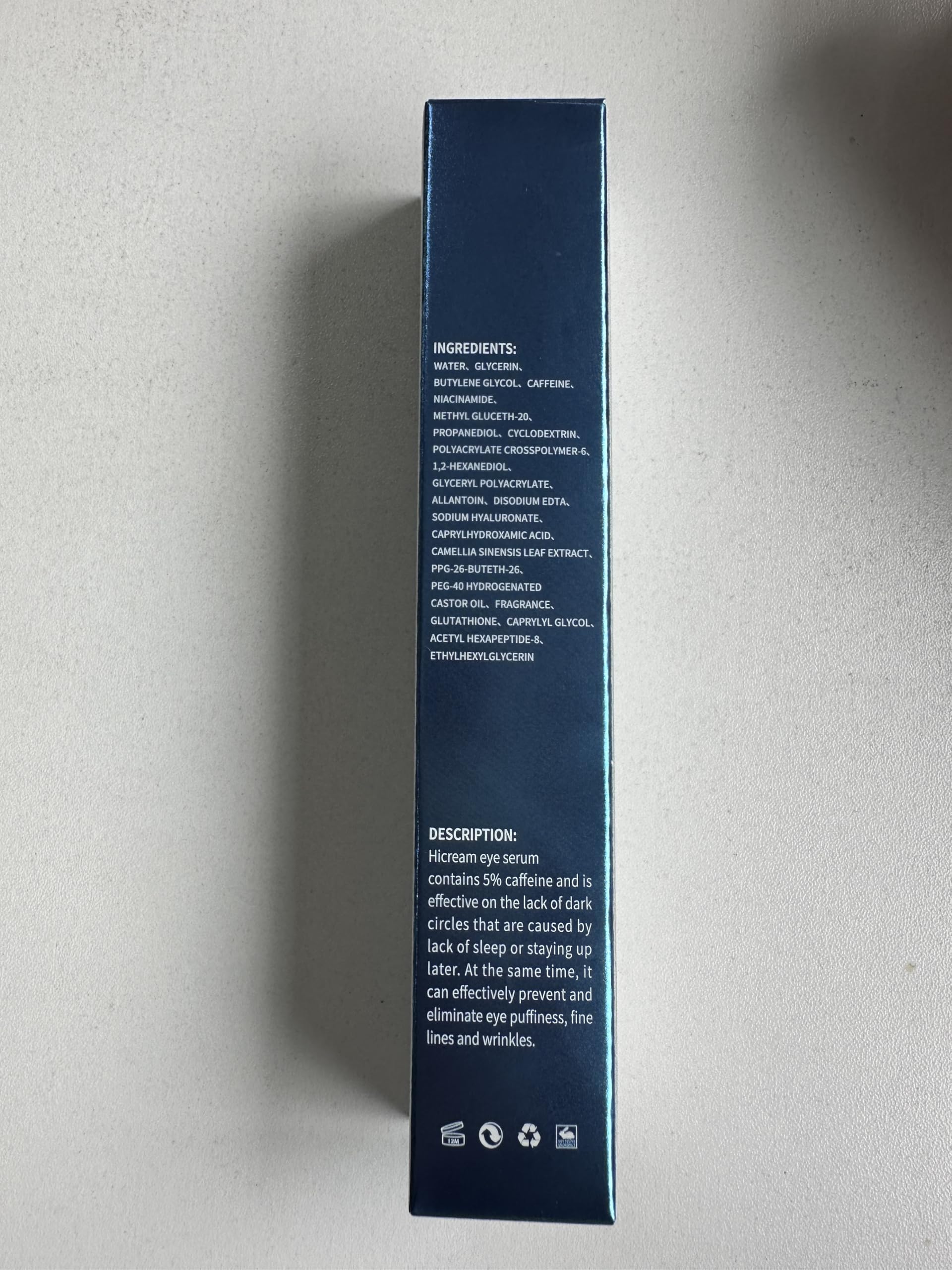 3D roller massage aids serum absorption for refreshed under-eye skin.