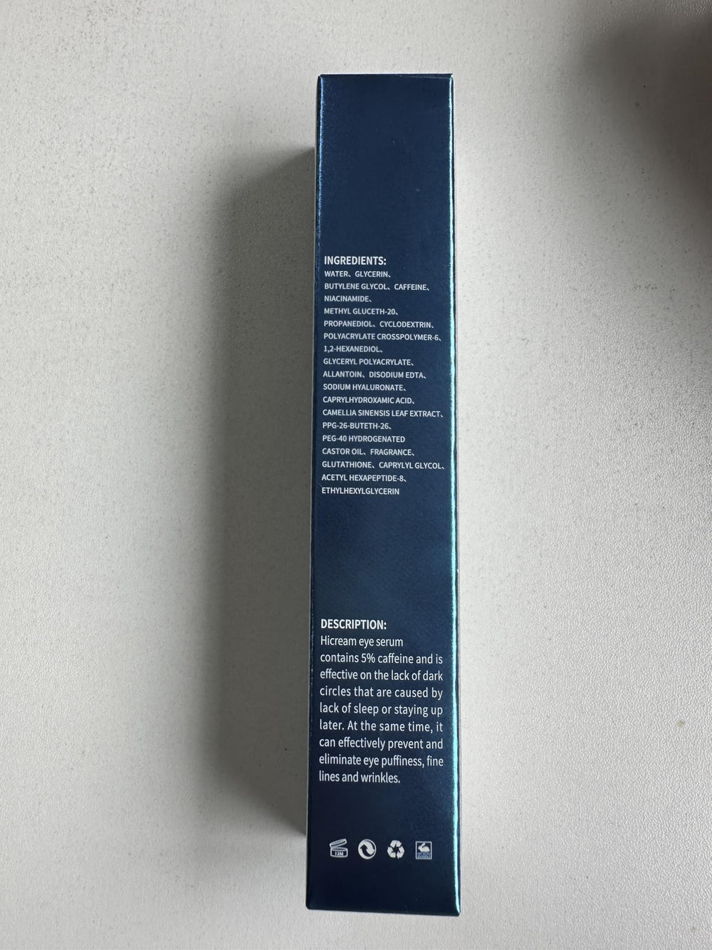 3D roller massage aids serum absorption for refreshed under-eye skin.