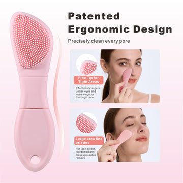 HIEERBUS exfoliante de silicona suave para rostro, piel sensible.
