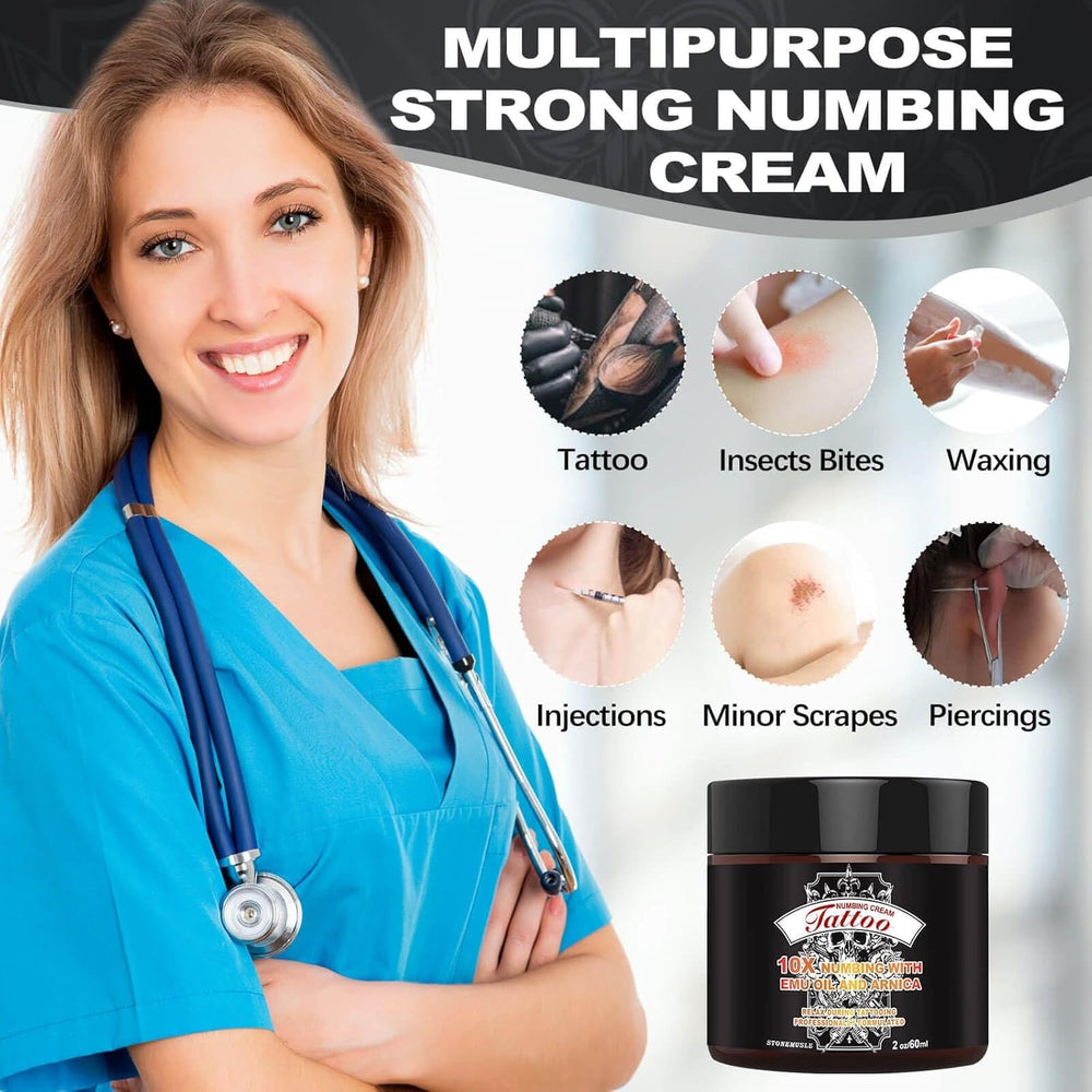 HIEKERS crema para tatuaje apta para todo tipo de piel, textura ligera