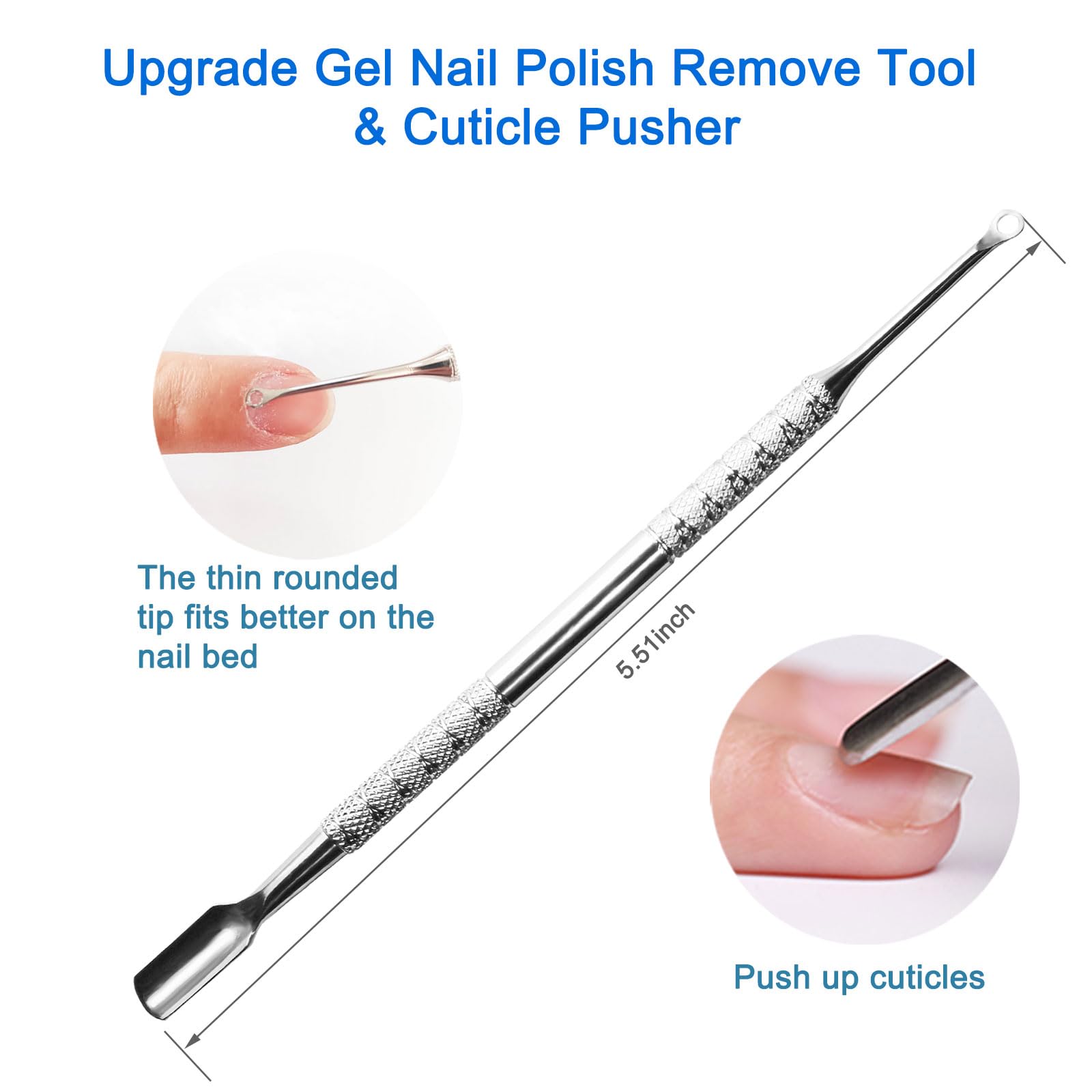 HIFAU retirador de esmalte gel mejorado para bordes limpios y precisos.