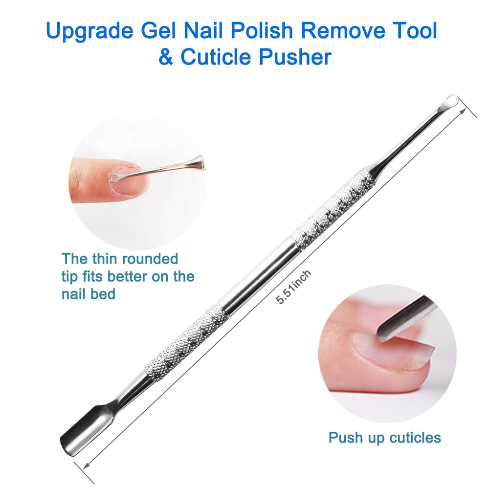HIFAU retirador de esmalte gel mejorado para bordes limpios y precisos.