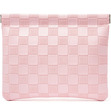 HIGH FIT bolso cosmético de cuero compacto, ideal para llevar maquillaje y monedas con estilo.