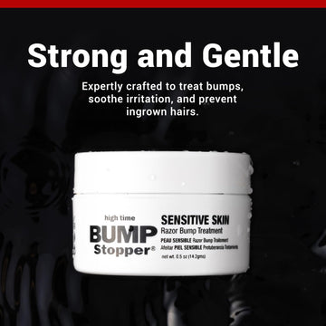 High Time Bumps Stopper Sensitive, cuidado diario para irritaciones de afeitado.