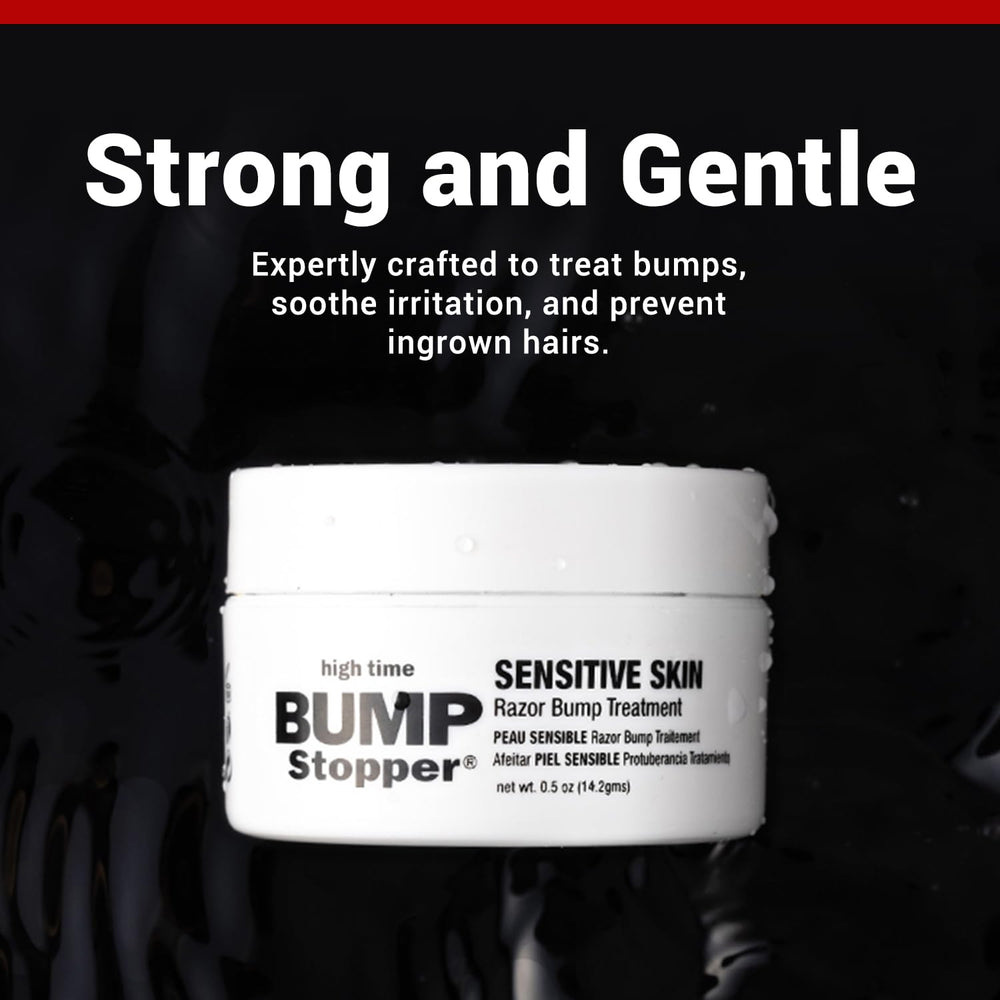 High Time Bumps Stopper Sensitive, cuidado diario para irritaciones de afeitado.