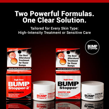 High Time Bumps Stopper Sensitive, uso con depilatorias para comodidad.