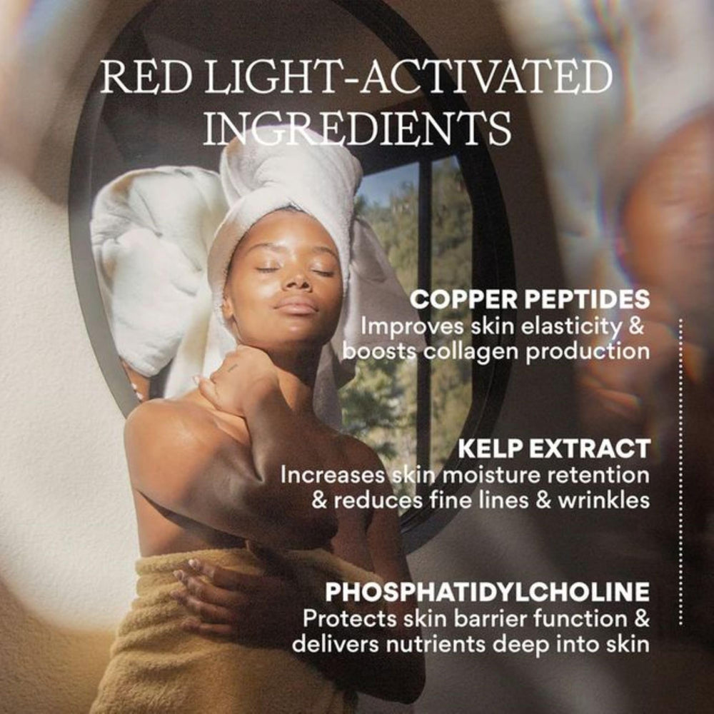 Glow Serum coco-water, réhydratation après l'effort, peau rafraîchie.