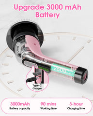 Highyes mango telescópico ajustable para alcanzar techos y nichos sin esfuerzo.