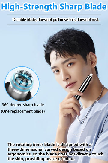 Hiliyot recortador nasal portátil, ideal para oficina y viaje
