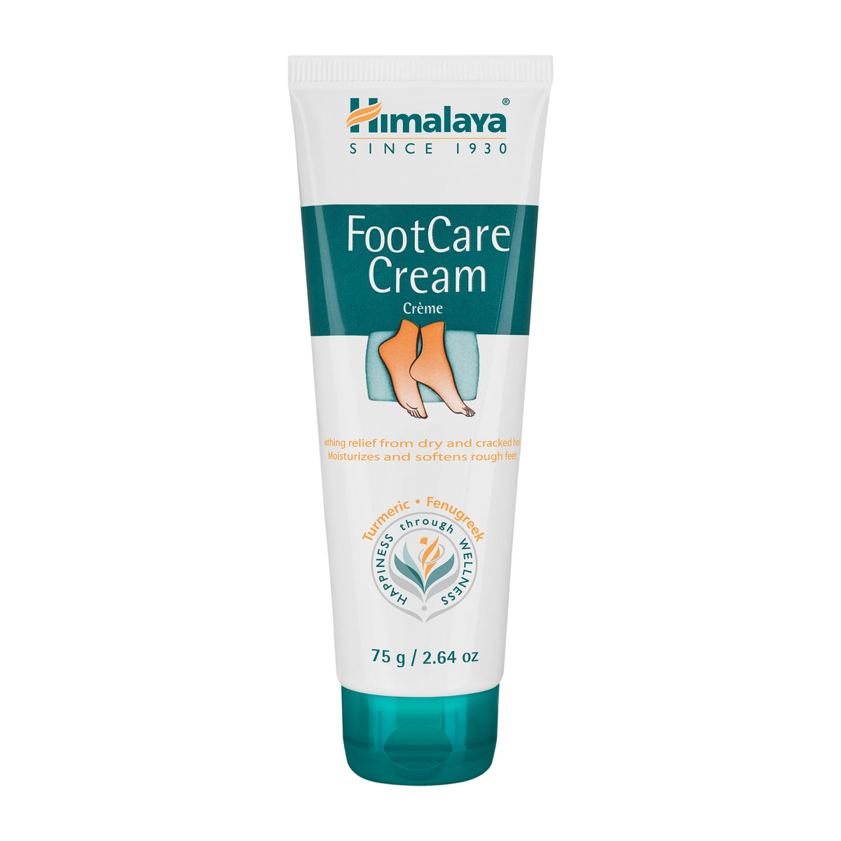 Himalaya Crema de Cuidado de Pies para pies-secos, hidratación duradera.