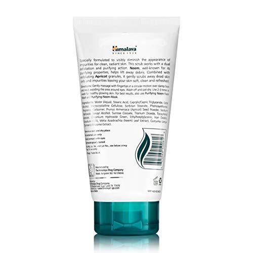 Textura exfoliante suave con Neem y albaricoque para renovar la piel