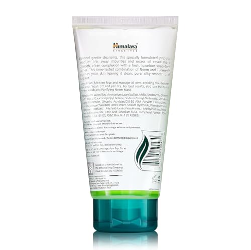 Himalaya Purifying Neem Face Wash, textura-espuma: sensación fresca tras la limpieza.