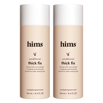 Acondicionador espesante Hims HERS en dos botellas, pack de 2 para cabello más lleno