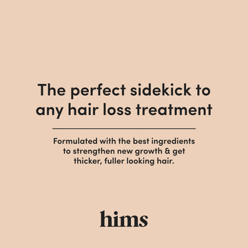 Uso diario del acondicionador espesante Hims HERS para cuidado del cabello