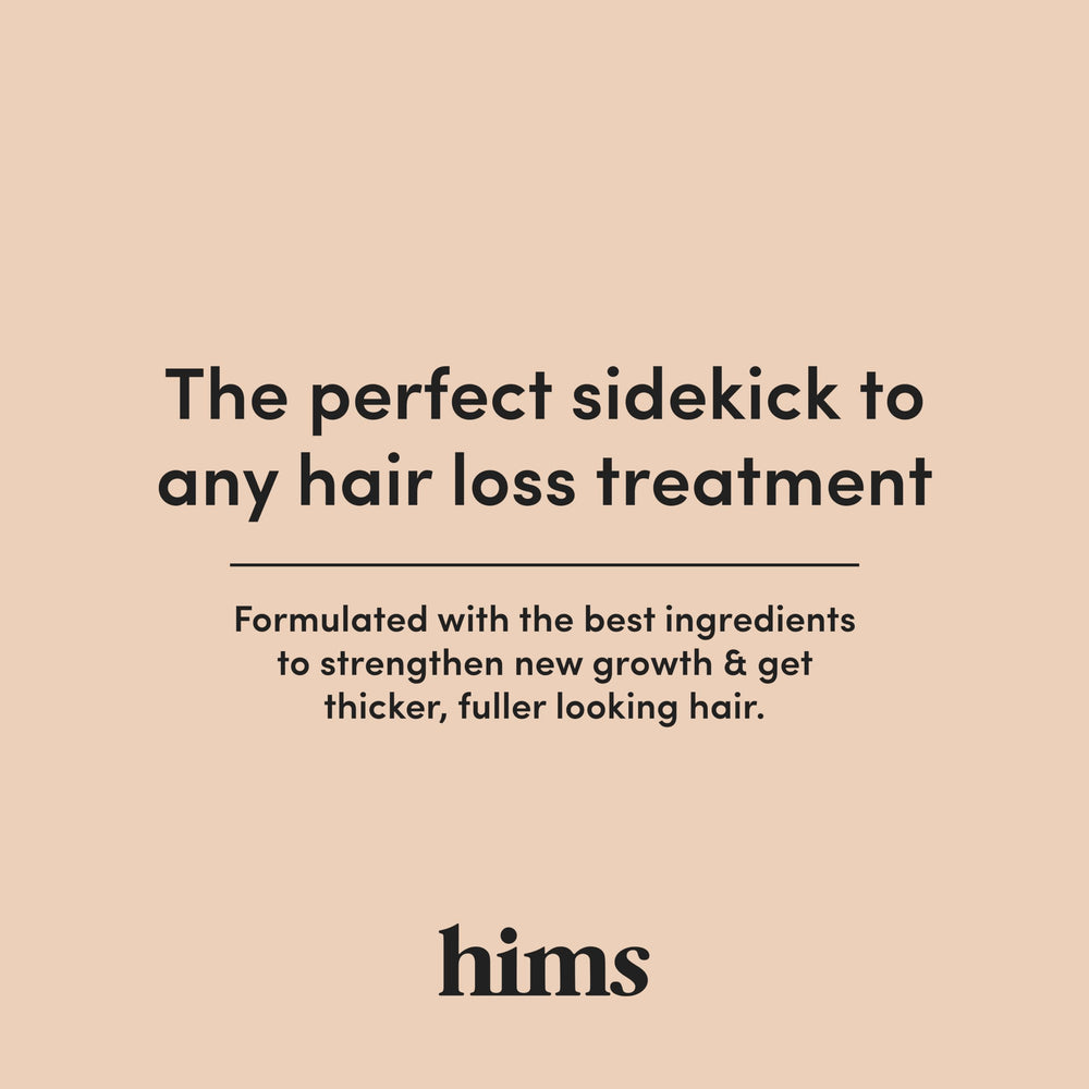 Uso diario del acondicionador espesante Hims HERS para cuidado del cabello