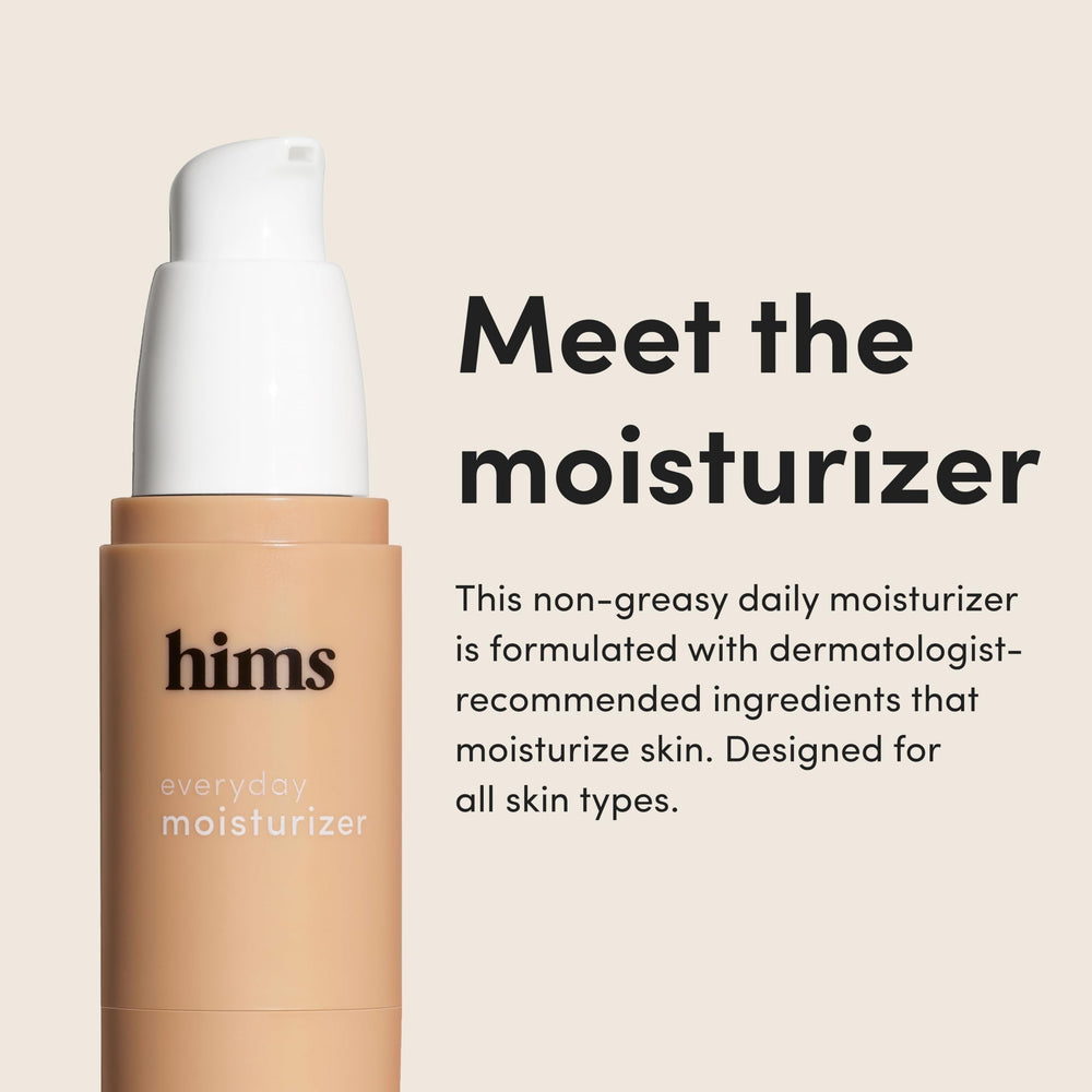 Meethims hims Everyday Moisturizer – Lightweight, Non-Greasy Face Cream for All ...