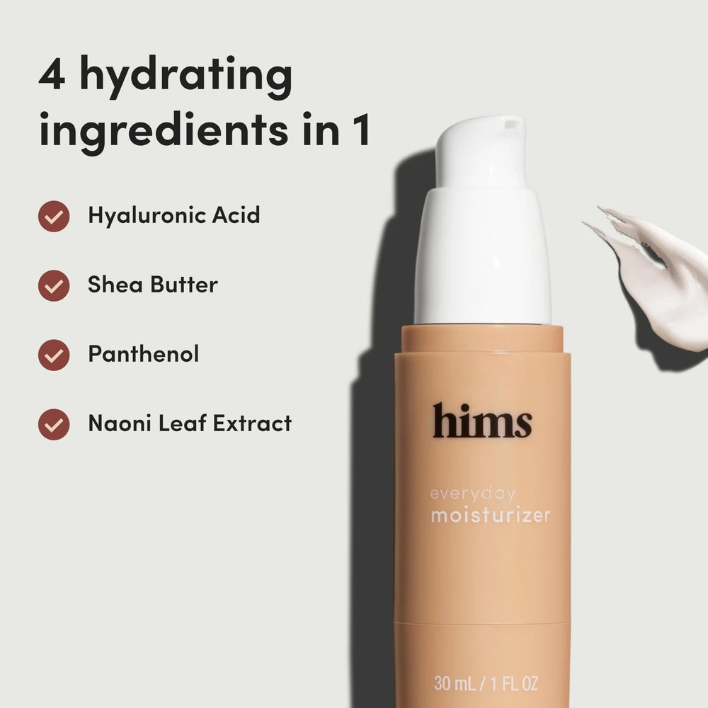 Meethims hims Everyday Moisturizer – Lightweight, Non-Greasy Face Cream for All ...