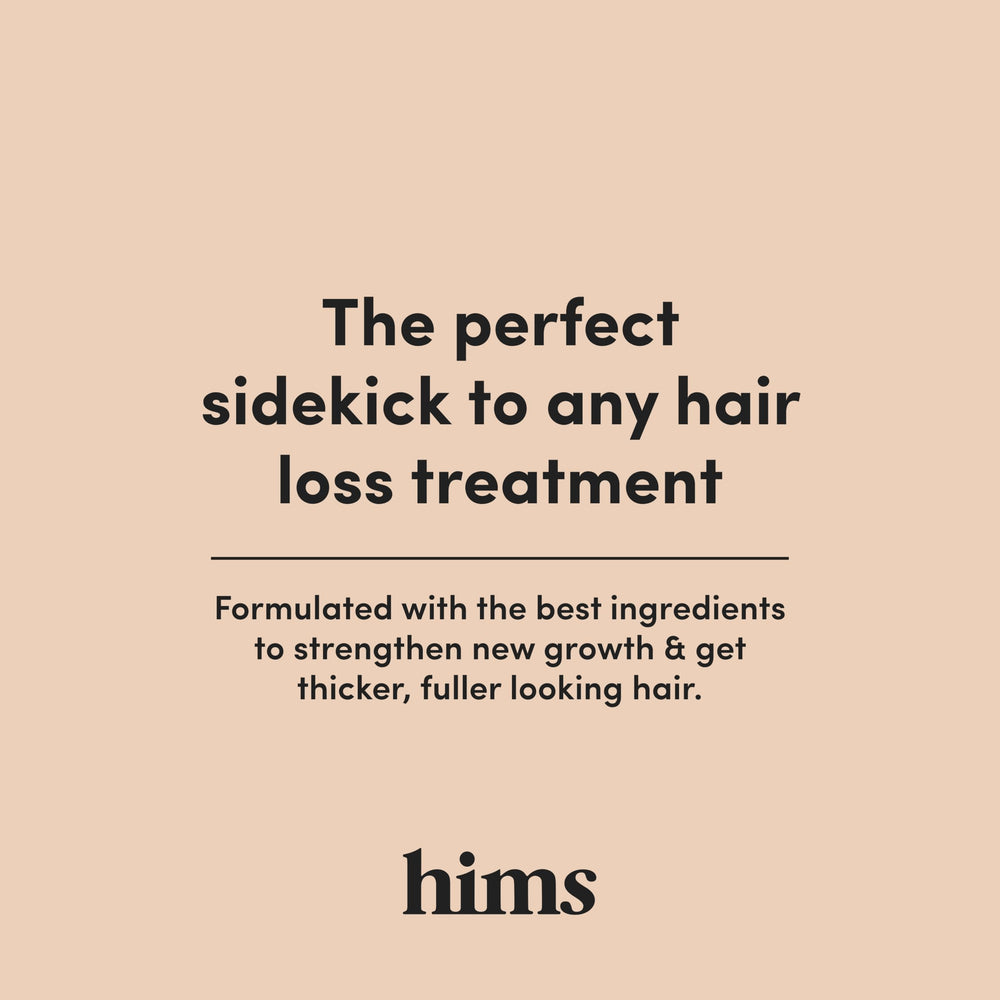 Hims Max Volume Champú: uso diario para cabello fino que busca volumen.