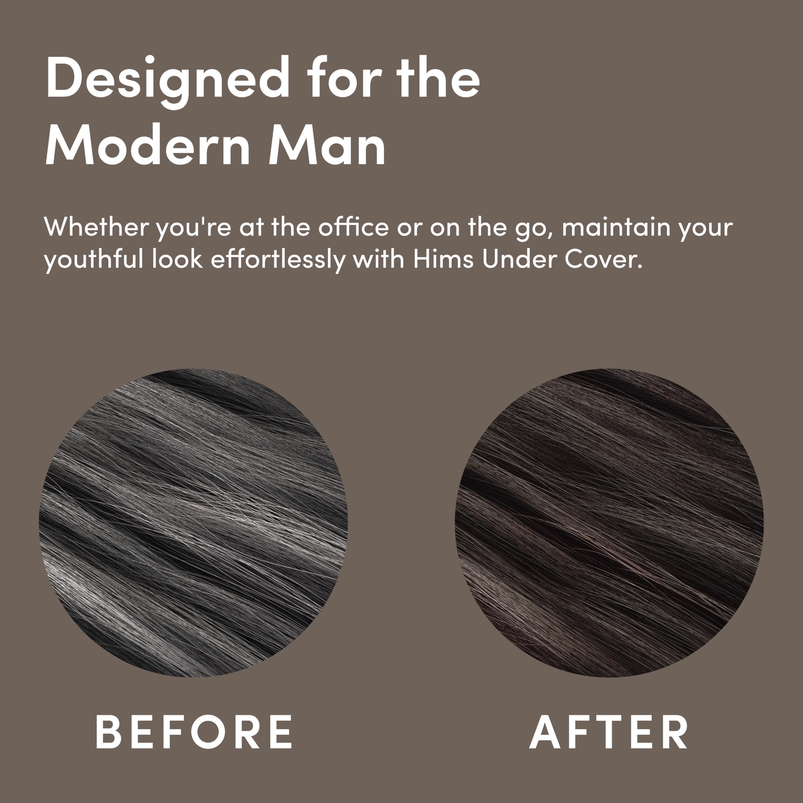 Hims Under Cover Rich Black fórmula vegana libre de sulfatos para hombres.