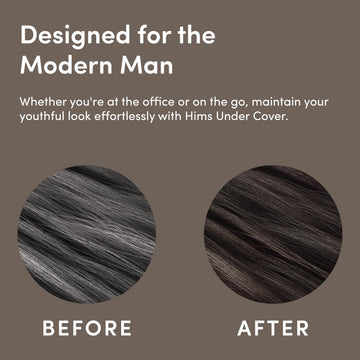 Hims Under Cover Rich Black fórmula vegana libre de sulfatos para hombres.
