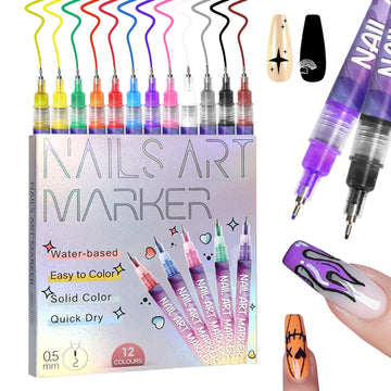 Hinourisha kit para practicar dibujo de uñas en casa