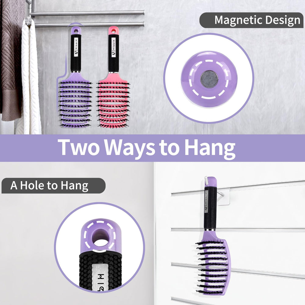 HIPPIH cepillo ergonómico con mango cómodo para uso prolongado