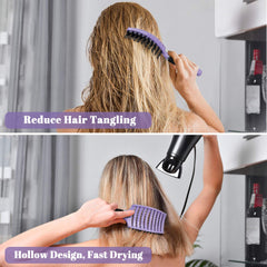 HIPPIH cepillo para cabello mojado facilita peinado y distribución de aceites