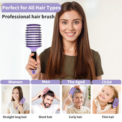 HIPPIH cepillo para cabello seco desenreda sin tirones y reduce estática