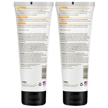 Hi-Pro-Pac Mascarilla en aplicación para cabello dañado, mejora la manejabilidad y brillo.