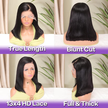 Línea natural trabajada con cabellos bebé para look realista HIRIREMY