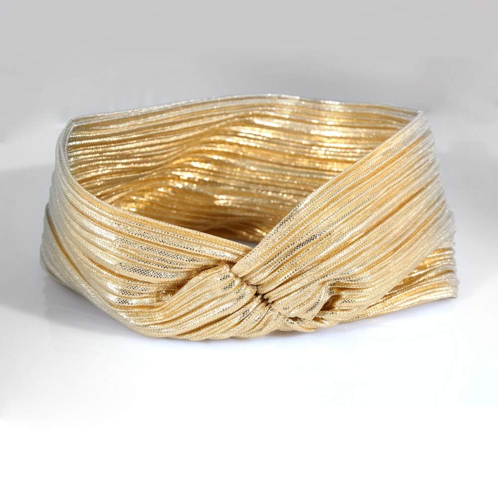 Hisight diadema metalizada, detalle brillante, uso diario cómodo.