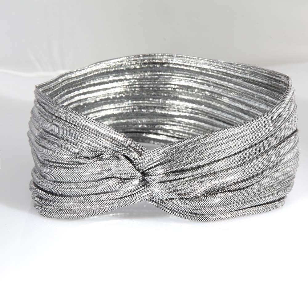 Hisight diadema metalizada, perfecta para fiestas y eventos con estilo.