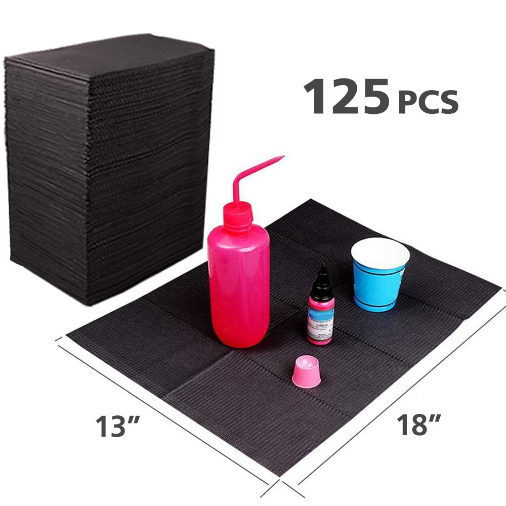 Hisight protecciones desechables para tatuajes en negro protegen la ropa