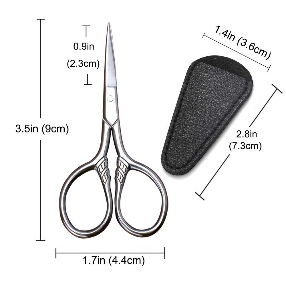 Hitopty corte de pelo facial para cejas y pestañas