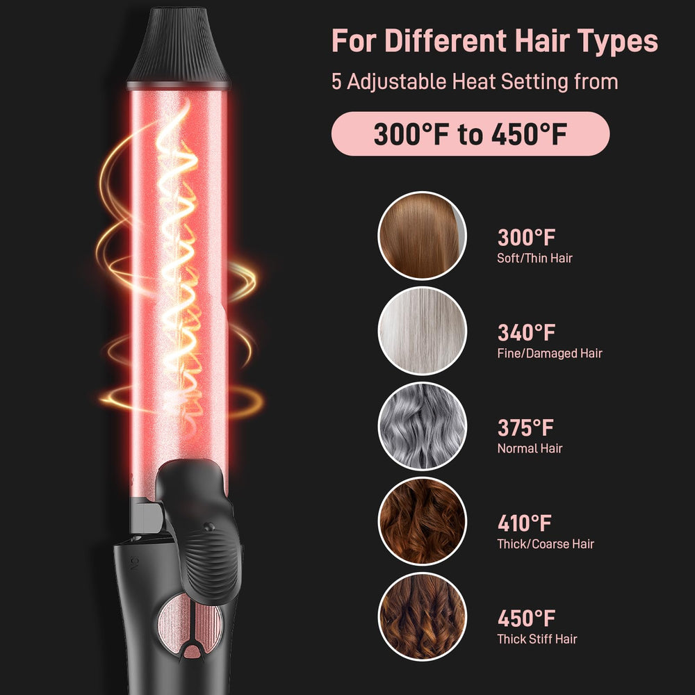 Hittiona diseño antipellizco con punta fría y apagado automático.