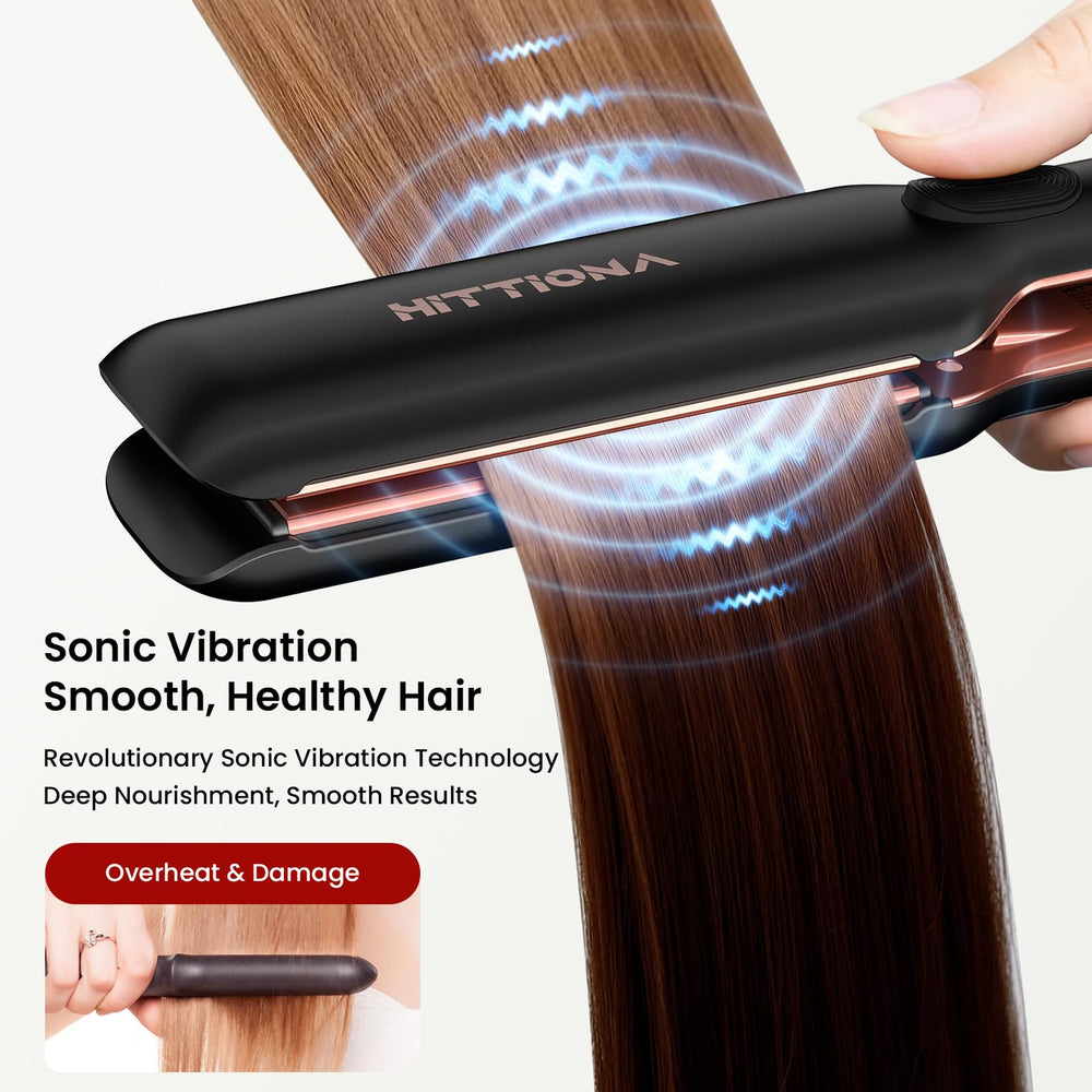 Hittiona plancha pelo placas vibrantes para menor daño