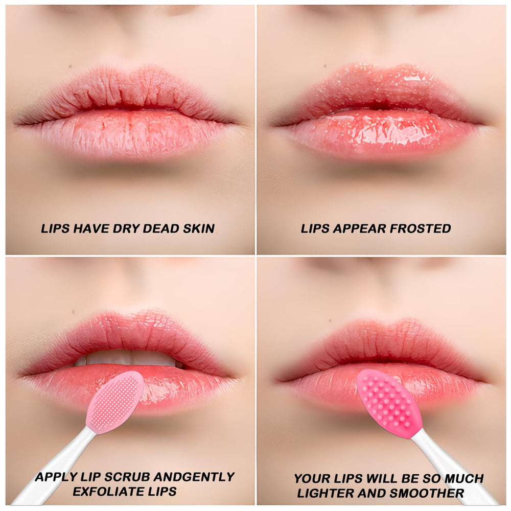 HJYOK aplicador-labios-silicona, suave e higiénico para cosméticos labiales
