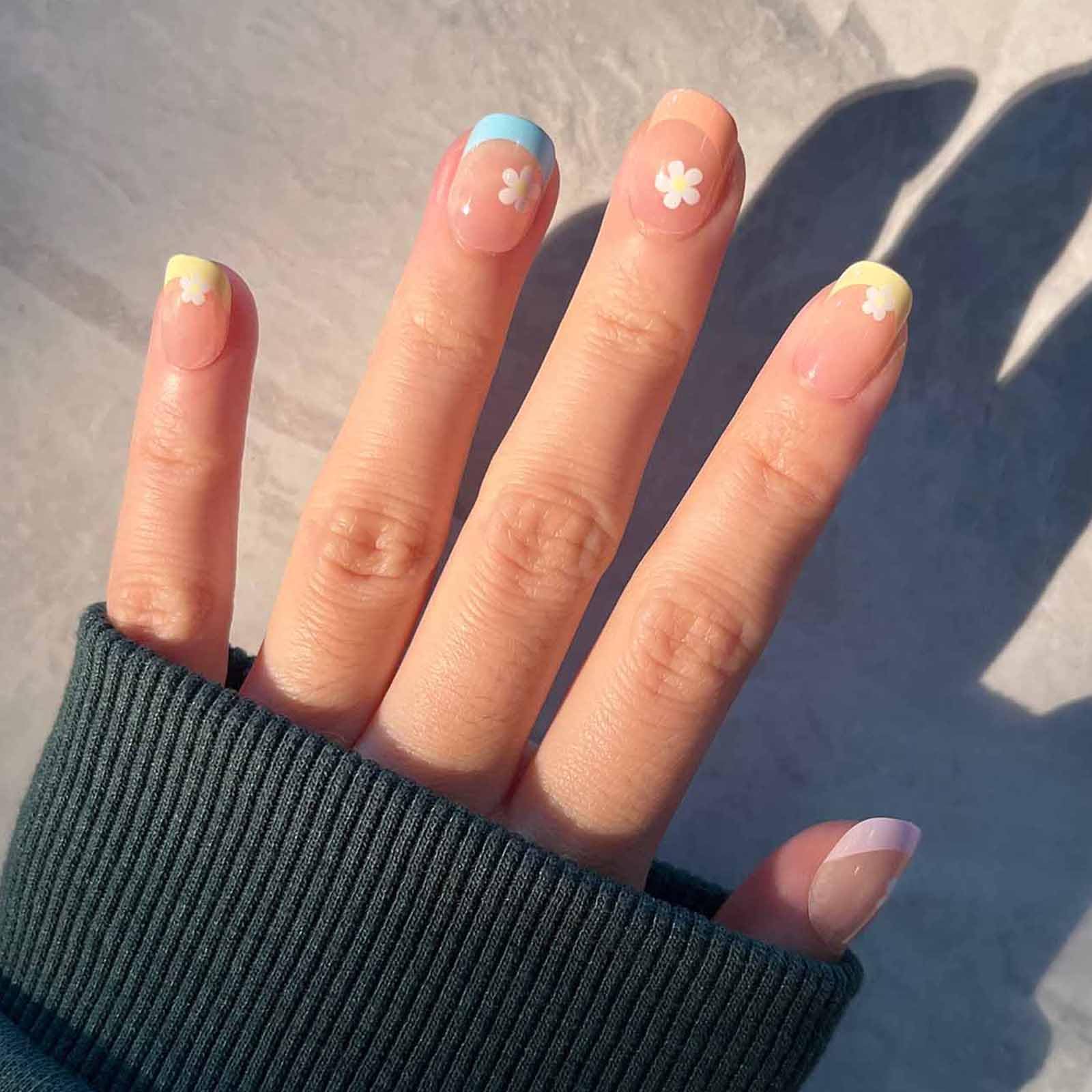 Uñas falsas Hkanlre para eventos, listas para fiestas y celebraciones.