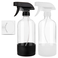 hmaimas atomizador vidrio 16oz, rocía soluciones de limpieza con precisión.