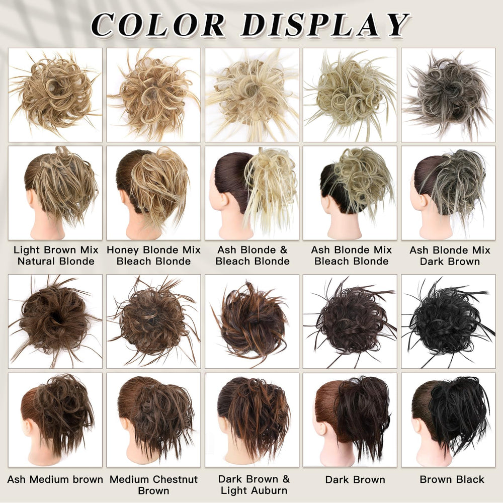 HMD Tousled Updo double-clip hairpiece stays in place during activity