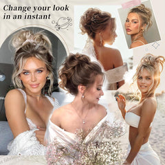 HMD Tousled Updo adjustable drawstring for a customizable fit