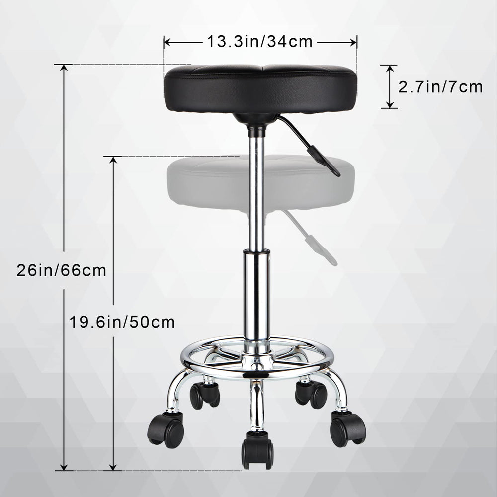 Silla HMTOT tapizado en PU fácil de limpiar para uso diario.