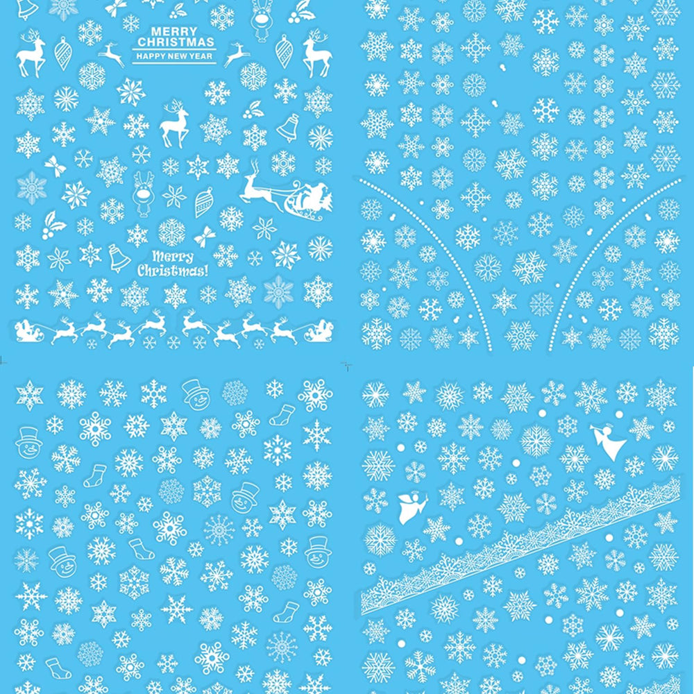 HNUIX pegatinas uñas autoadhesivas, 8 hojas, diseños variados para cada ocasión.