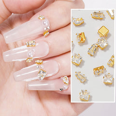 HNUIX joyería cristal zircon para uñas, ideal para casa y salón