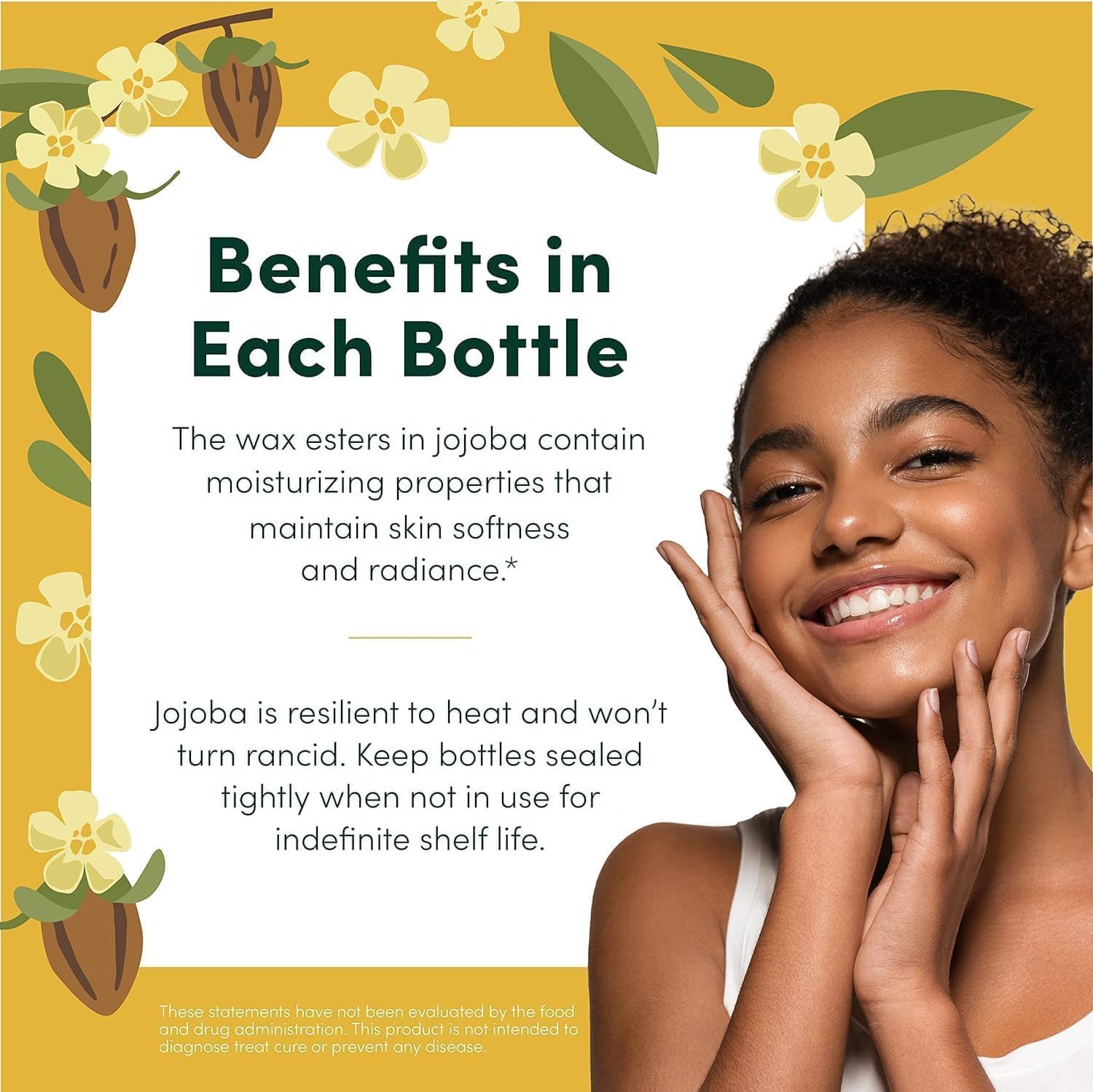 HobaCare aceite de jojoba para uñas y cutículas, hidratación