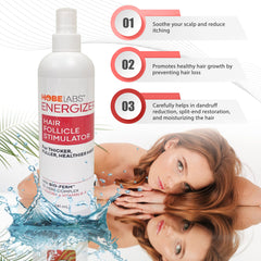 Complejo herbal Bio-Ferm potencia la vitalidad del cabello y el cuero cabelludo.