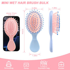 Cepillo mini HOFASON con almohadilla de aire para peinar sin frizz