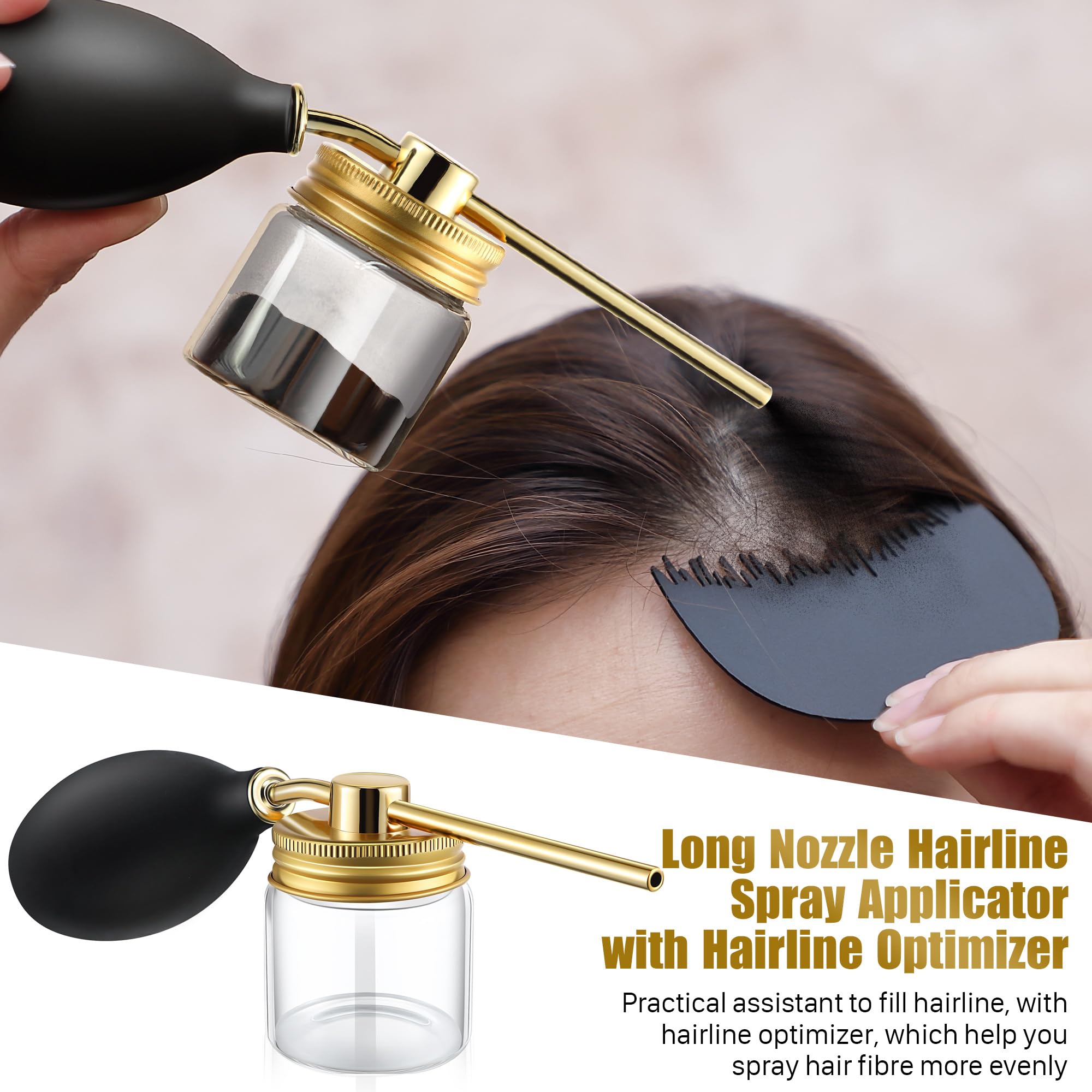 Hohean Aplicador Preciso: niebla fina para áreas de cabello más delgado.